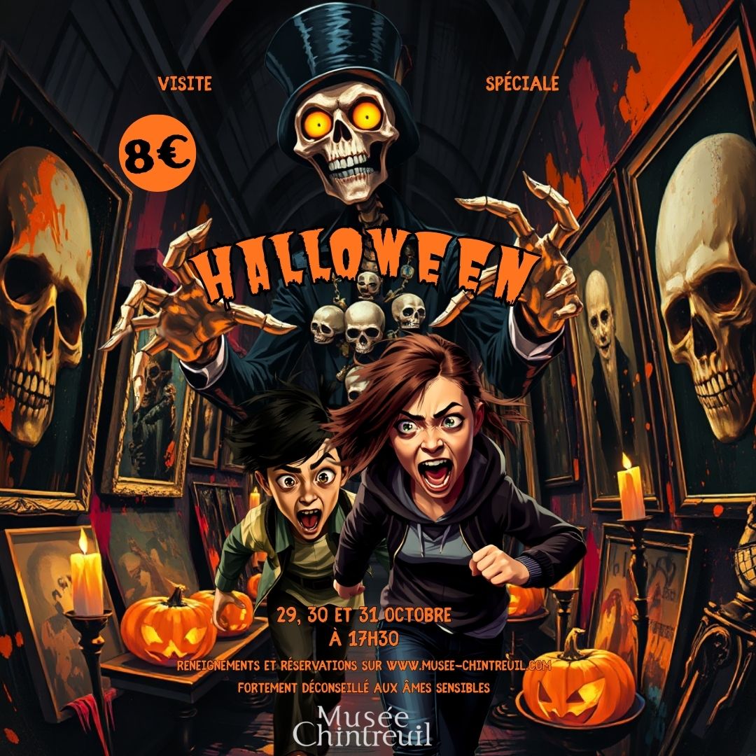 Visite effrayante d'Halloween