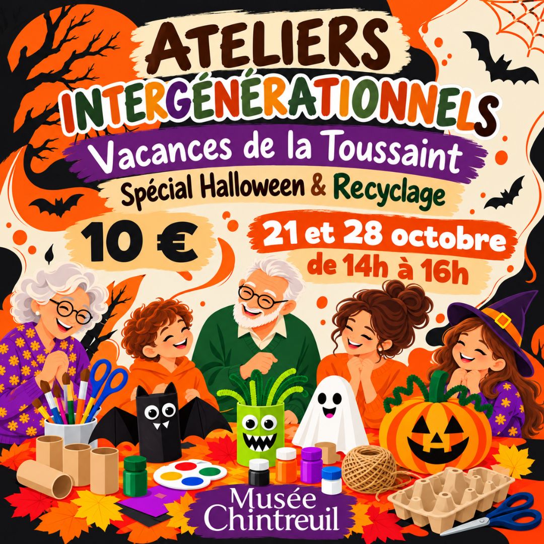 Atelier intergénérationnel d'Halloween